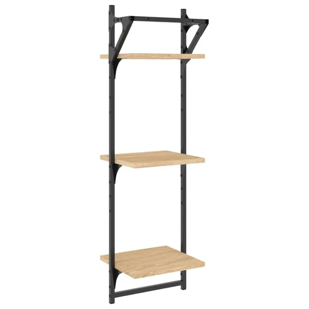 polka-scienna-dab-sonoma-30x25x100-cm-stan-nowy-wysokosc-mebla-100-cm