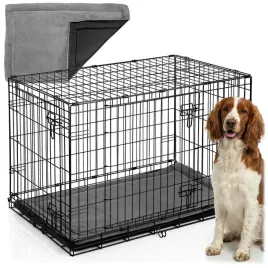 metalowa-klatka-kennelowa-transporter-dla-psa-91x62x57-legowisko-gratis