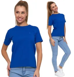 damska-koszulka-t-shirt-bawelna-premium-wygodna-niebieski-gladka-moraj-s