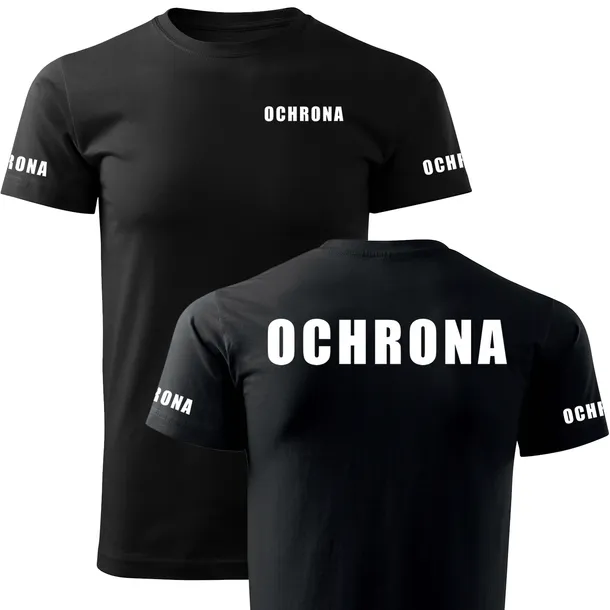 OCHRONA koszulka bawełniana PREMIUM 100% BAWEŁNA roz. XXL