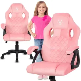 fotel-obrotowy-gracza-welur-rozowy-krzeslo-do-biurka-ucznia-dziewczynki