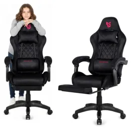 fotel-gamingowy-obrotowy-gracza-podnozek-welur-do-biurka-oddychajacy-xl