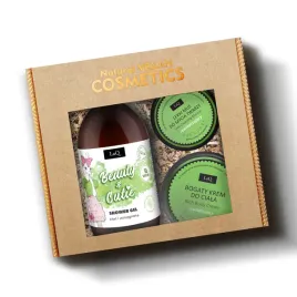 zestaw-kosmetykow-damski-zel-pod-prysznic-krem-mus-kiwi-i-winogrona-laq