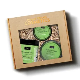 zestaw-kosmetykow-dla-kobiety-peeling-krem-do-ciala-mus-kiwi-winogrona-laq