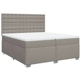 lozko-kontynentalne-z-materacem-taupe-tkanina-200x200-cm