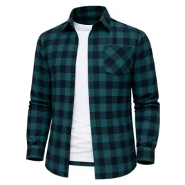 koszula-flanelowa-bawelniana-robocza-dlugi-rekaw-krata-morska-r-xl