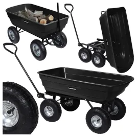 wozek-transportowy-ogrodowy-100l-wywrotka-przyczepka-raczka-skretne-kola