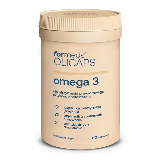 ForMeds Olicaps OMEGA-3 kapsułki 60 szt. EPA DHA Serce Mózg Rozwój