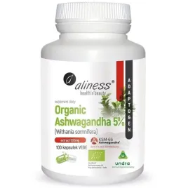 aliness-organic-ashwagandha-5percent-ksm-66-200mg-100-kaps-wyciszenie-sen-stres