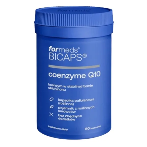 ForMeds BICAPS coenzyme Q10 kapsułki 60 szt. KOENZYM Q10 MŁODOŚĆ WITALNOŚĆ