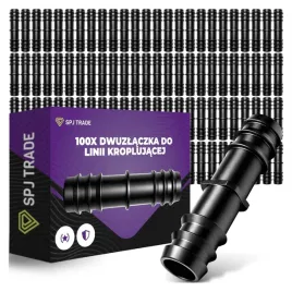 100x-lacznik-wtyk-na-waz-kroplujacy-16-mm-podlewanie-nawadnianie-dwuzlaczka