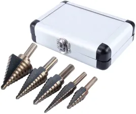 stozkowe-wiertlo-choinkowe-hss-walizka-zestaw-do-drewna-stal-aluminium-5szt