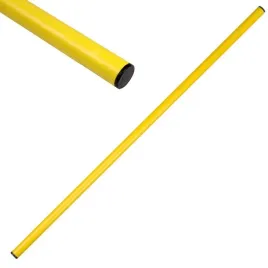 laska-tyczka-treningowa-gimnastyczna-profesjonalna-przeszkoda-zolta-100-cm