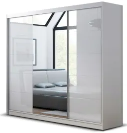 szafa-przesuwna-garderoba-ara-190-cm-3d2l-biala-lacobel-bialy-lustro