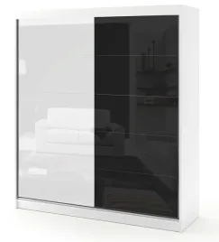 szafa-rossi-160-x-205-biala-lacobel-bialo-czarny