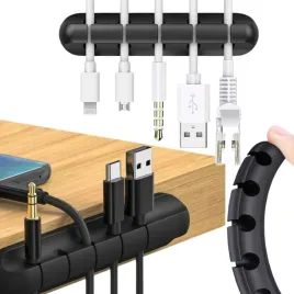 organizer-uchwyt-do-kabli-5-przewodow-silikonowy-samoprzylepny-uniwersalny