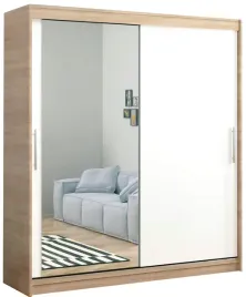 szafa-ida-100-x-205-lustro-c-dab-sonoma-bialy