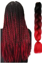 wlosy-syntetyczne-warkoczyki-warkocz-czerwone-czarne-ombre-wa6