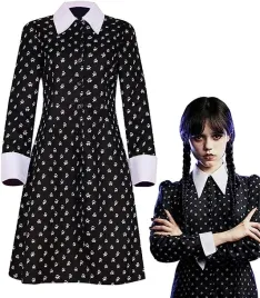 sukienka-wednesday-addams-przebranie-halloween-wzorki-stroj-karnawalowy-xxl