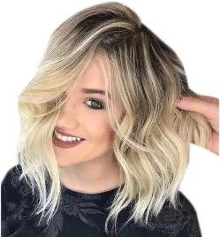 peruka-wlosy-blond-ombre-bob-krotkie-fale-w36