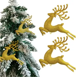 renifer-na-choinke-blyszczace-zlote-zawieszki-dekoracje-bombki-2szt