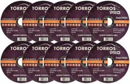 tarcze-do-ciecia-metalu-nierdzewka-torros-pro-stal-inox-125x08x222-10szt