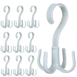 10x-wieszak-obrotowy-na-ubrania-reczniki-torebki-4-hak-zestaw-10-sztuk
