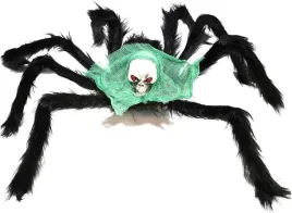 duzy-sztuczny-pajak-owlosiony-dekoracja-peleryna-halloween-green-50cm
