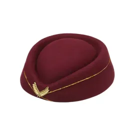 czapka-stewardessy-pilotka-przebranie-stroj-karnawal-bordowa