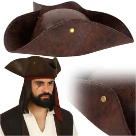 kapelusz-pirata-rozkladany-2w1-czapka-piracka-kapitan-dorosli-ciemnobrazowy