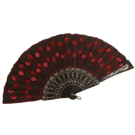 hiszpanski-wachlarz-czarno-czerwony-flamenco-tancerka-rozkladany-karnawal