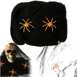 sztuczna-pajeczyna-czarna-pajecza-siec-dekoracja-halloweenowa-2-pajaki