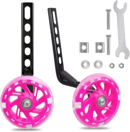 kolka-podporowe-boczne-do-roweru-dla-dzieci-12-20-led-rozowe