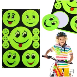 odblaskowe-naklejki-buzki-emitikony-odblaski-na-rower-plecak-zestaw-11szt