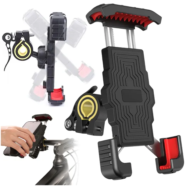 ANTY-WSTRZĄSOWY UCHWYT NA ROWER MOTOR KIEROWNICĘ DO TELEFONU ROWEROWY GXR-3