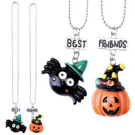 naszyjniki-przyjazni-dla-przyjaciolek-bff-halloween-dynia-nietoperz-zestaw