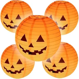 5x-lampion-papierowy-led-dynia-halloween-swiecacy-dekoracja-25-cm-zestaw