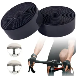 owijka-kierownicy-na-kierownice-tasma-rowerowa-wygodna-pianka-czarna-2szt