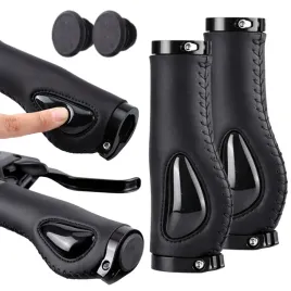 chwyty-rowerowe-do-kierownicy-amortuzyjace-wstrzasy-miekkie-gripy-czarne