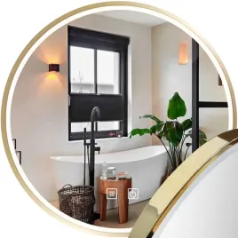 lustro-led-lazienkowe-zloty-polysk-rama-mmj-60-pochlaniacz-zmiana-swiatla