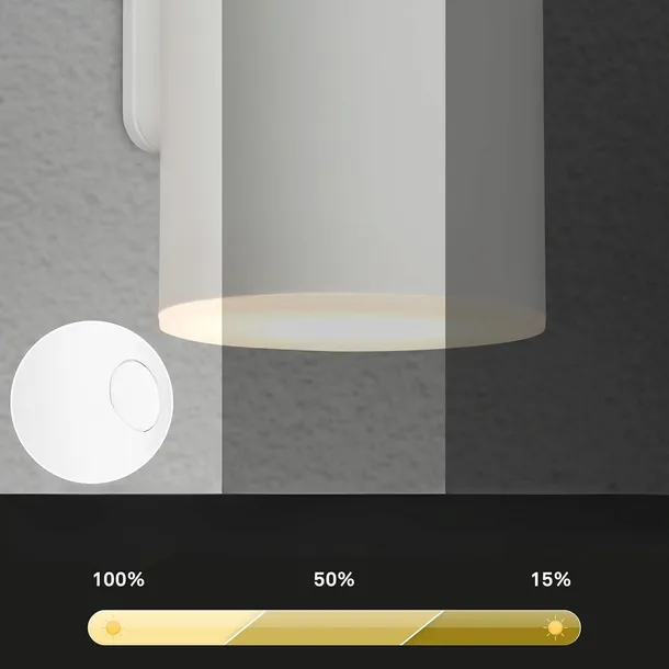 kinkiet-zewnetrzny-led-bezprzewodowy-ip44-elewacja-sciemnianie-timer-bialy-dlugosc-wysokosc-15-5-cm