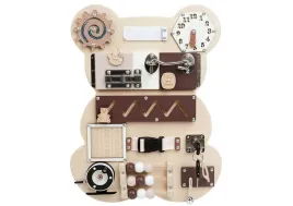 tablica-manipulacyjna-sensoryczna-mis-drewniana-14-el-lean-toys