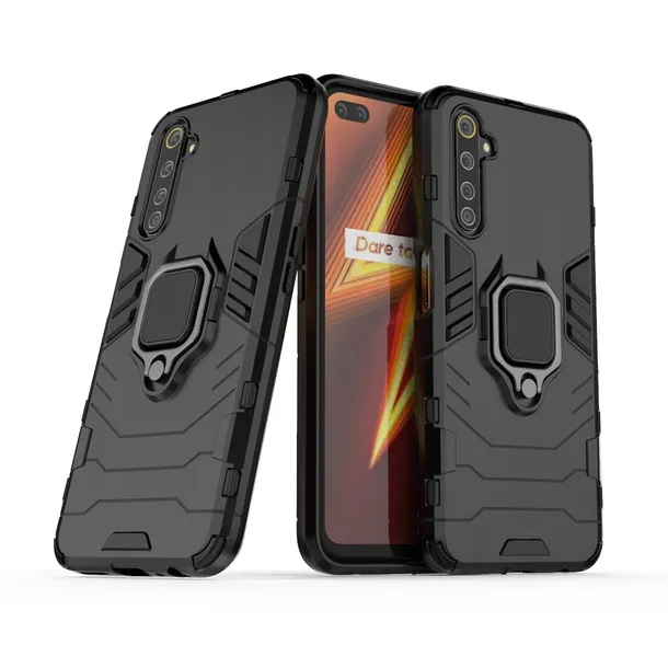 etui-do-realme-6-spacecase-x-ring-pancerne-kolor-czarny