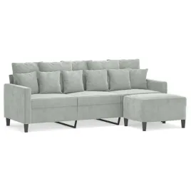sofa-3-osobowa-z-podnozkiem-aksamit-jasnoszary-198x77x80-cm