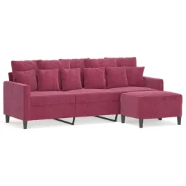sofa-3-osobowa-z-podnozkiem-aksamit-winna-czerwien-198x77x80-cm