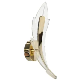 lampa-scienna-kinkiet-led-zlota-transparentna-piorko-dekoracja-stylowa