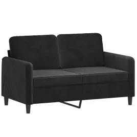 sofa-aksamitna-2-osobowa-czarna-138x77x80-cm