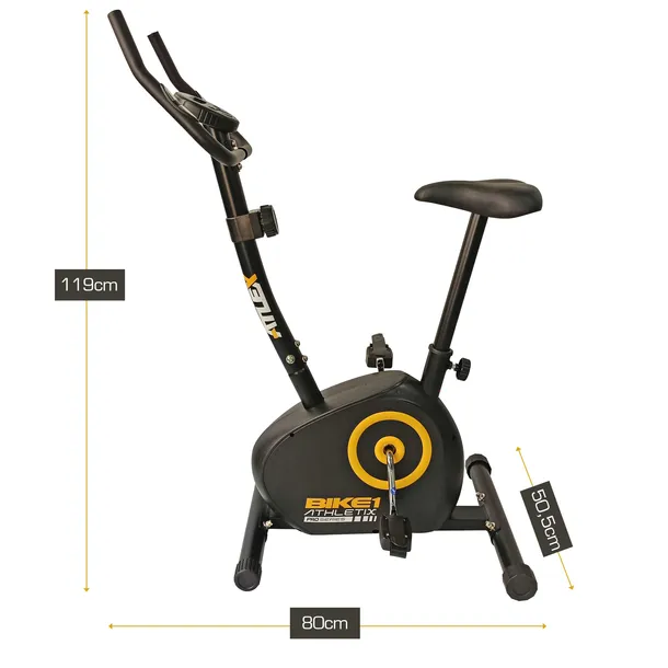 Rower treningowy XL ćwiczeń Athletix Magnetyczny Stacjonarny h119cm!  BIKE1