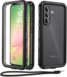 beeasy-etui-wodoodporne-360-do-samsung-galaxy-a56-5g-pyloszczelne-czarne