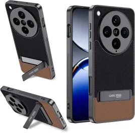 lemxiee-etui-skorzane-do-oppo-find-x8-pro-stojak-czarno-brazowe